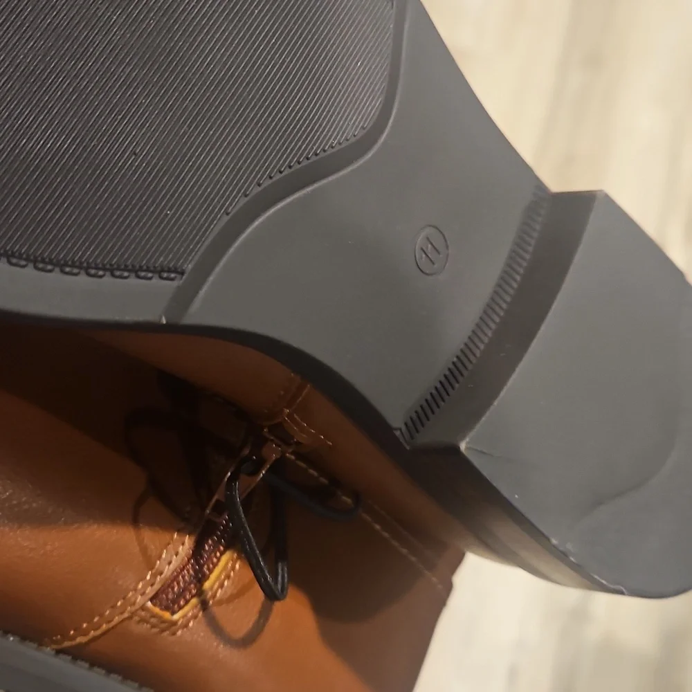 NEW! ANN TAYLOR LOFT Cognac Tall Riding Boots 11.